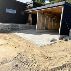 ny belægning til garage