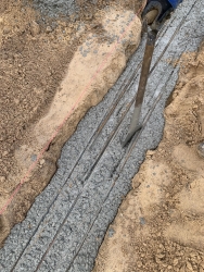 Armeringsjern til nyt fundament