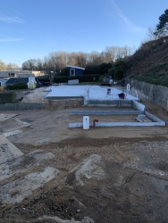 støbning af fundament i Fredericia