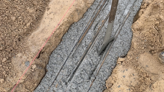 Armeringsjern til nyt fundament