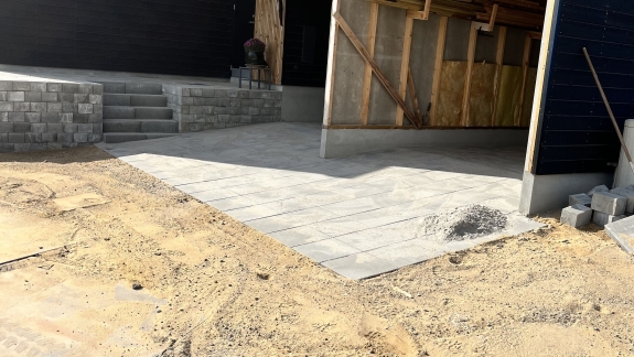 ny belægning til garage