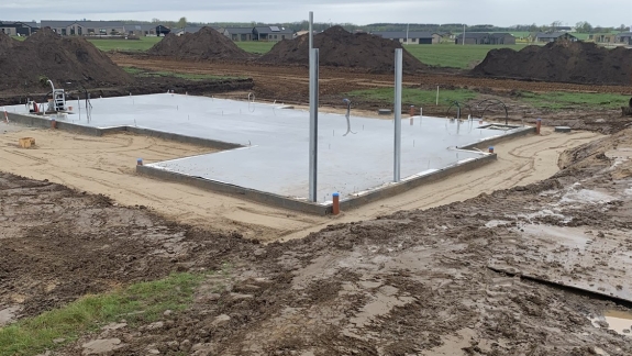 Støbning af fundament